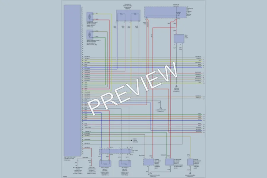2008 Kia Amanti Supplemental Restraints wiring diagram preview