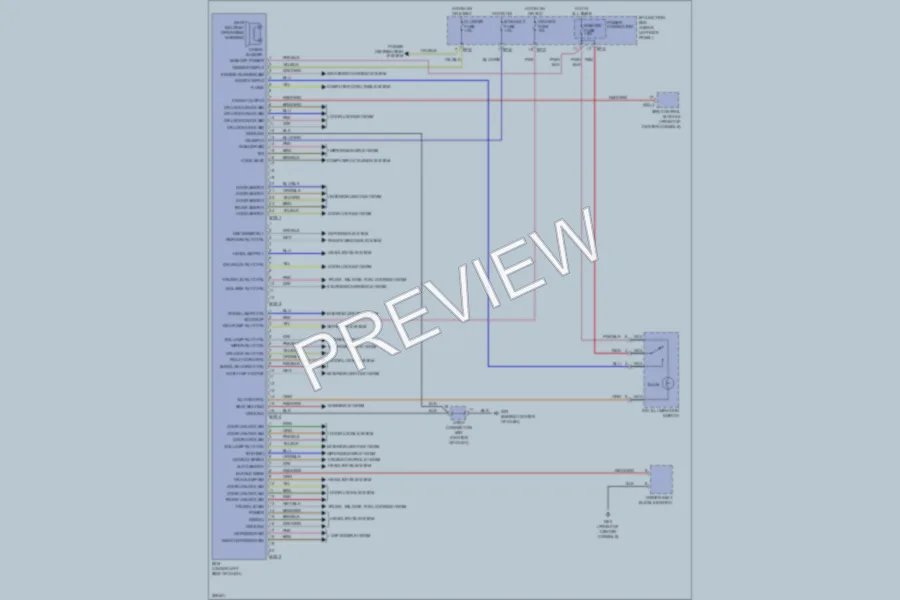 2008 Kia Optima Body Control Modules wiring diagram preview
