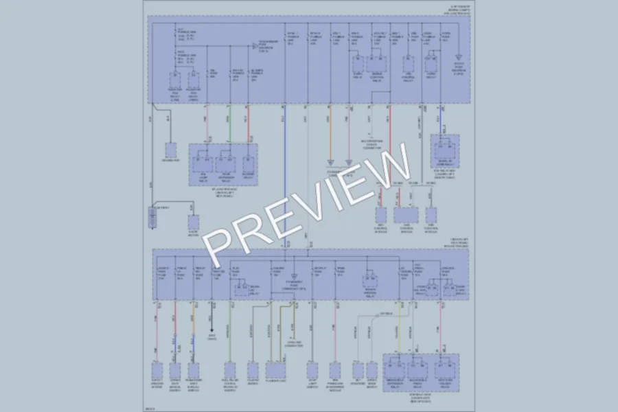 2008 Kia Optima Power Distribution wiring diagram preview