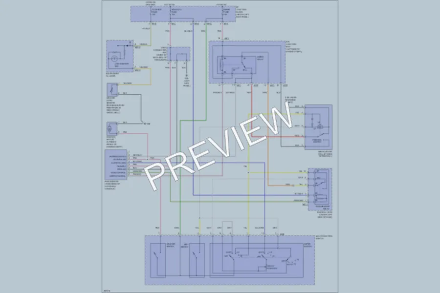 2008 Kia Optima Wiper Washer wiring diagram preview