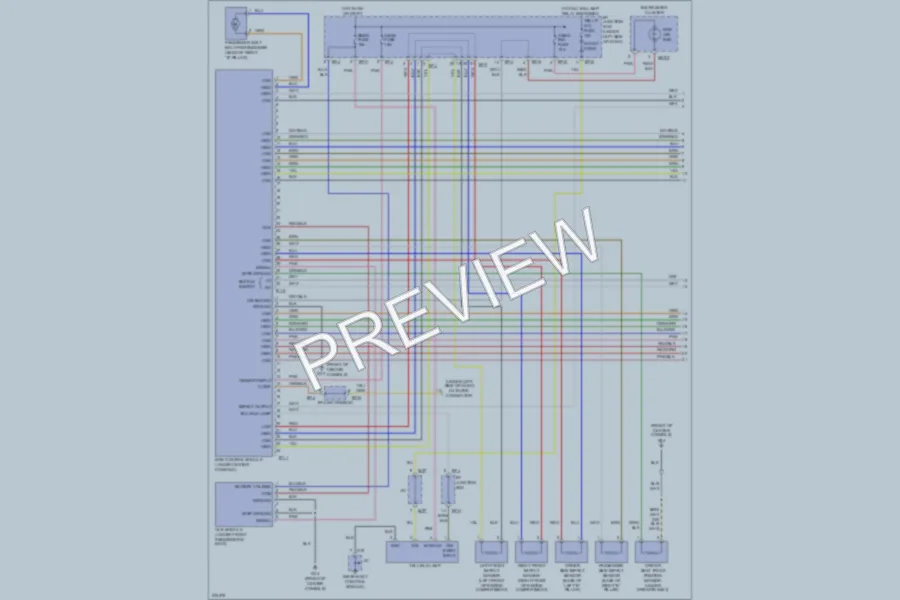 2008 Kia Rio Supplemental Restraints wiring diagram preview