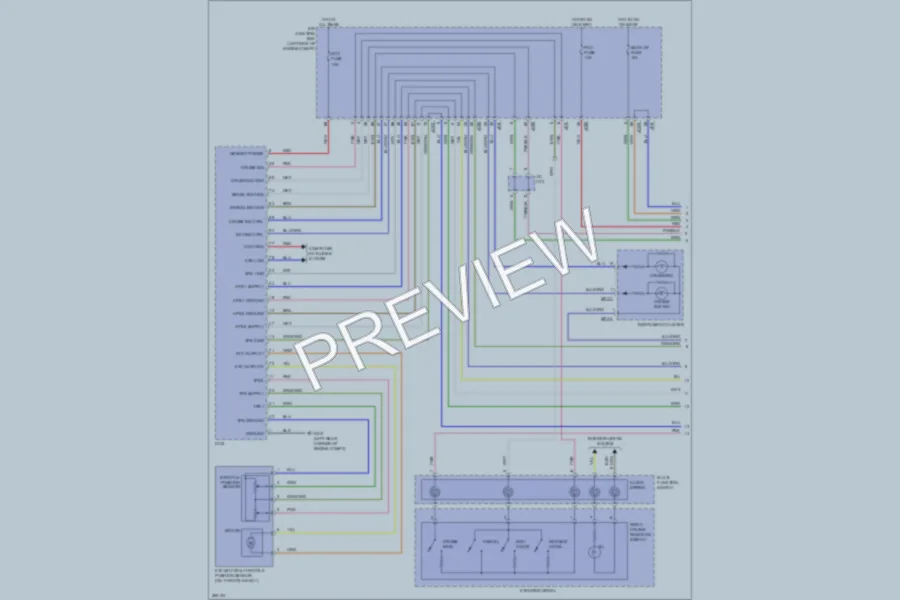 2008 Kia Rondo Cruise Control wiring diagram preview