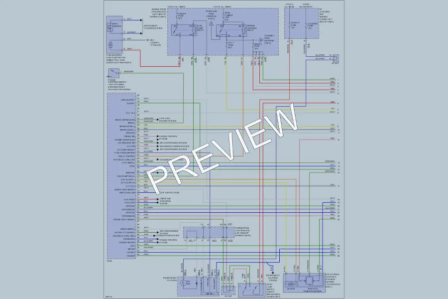 2008 Kia Rondo Engine Performance wiring diagram preview