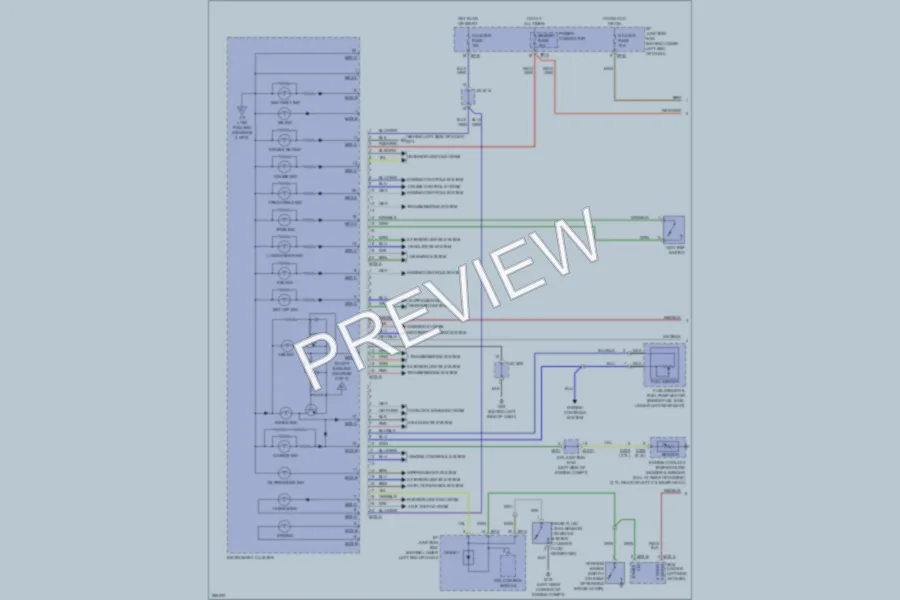 2008 Kia Rondo Instrument Cluster wiring diagram preview