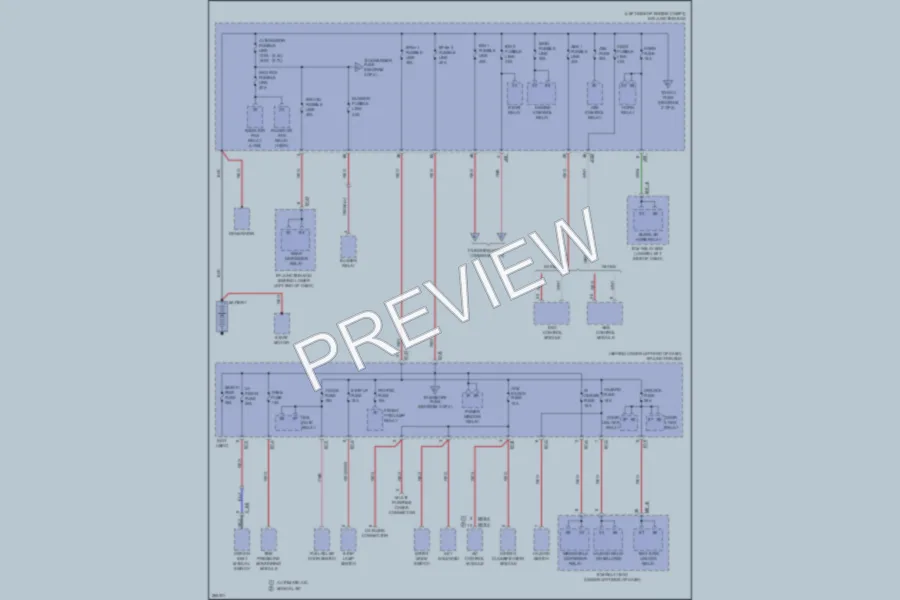 2008 Kia Rondo Power Distribution wiring diagram preview
