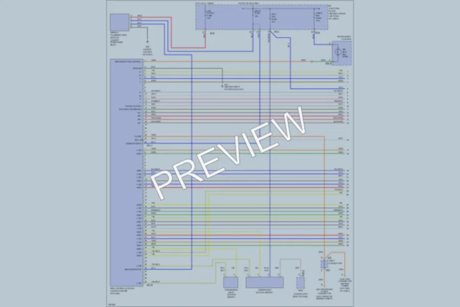 2008 Kia Rondo Supplemental Restraints wiring diagram preview
