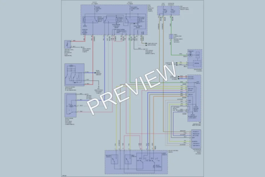 2008 Kia Sedona Wiper Washer wiring diagram preview