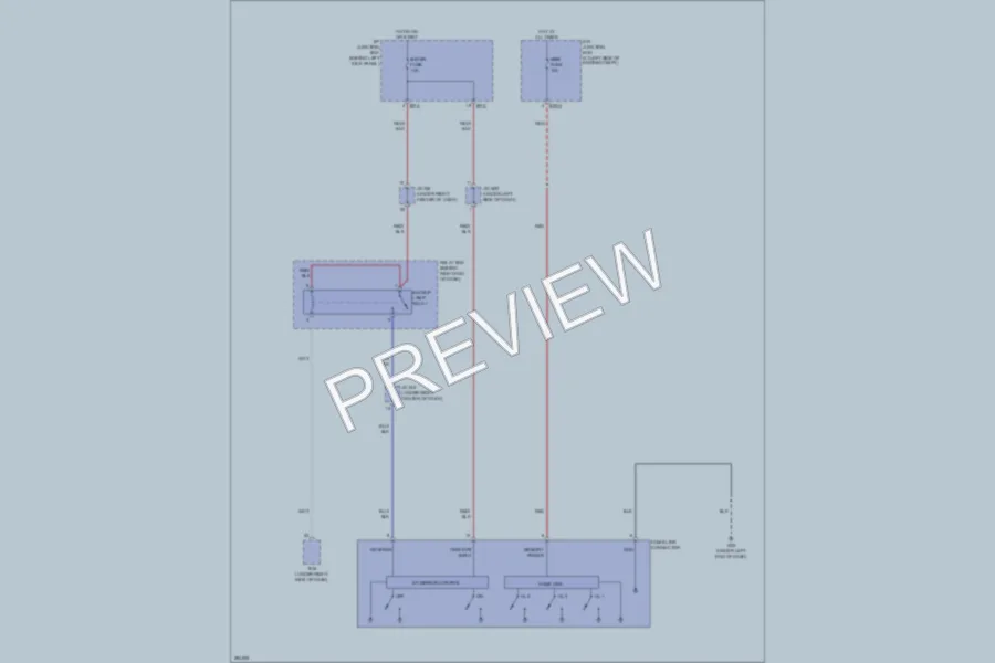2008 Kia Sorento Power Mirrors wiring diagram preview