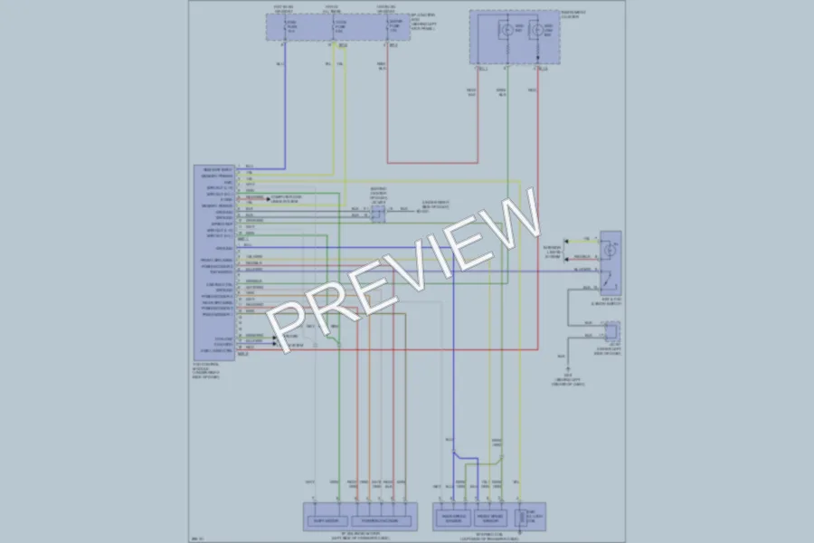 2008 Kia Sorento Transmission wiring diagram preview
