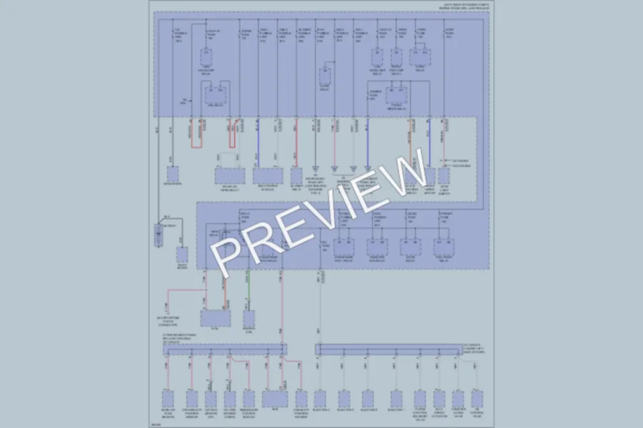 2008 Kia Spectra5 Power Distribution wiring diagram preview