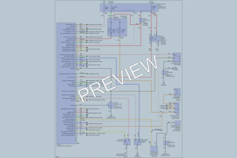 2008 Kia Sportage Body Control Modules wiring diagram preview