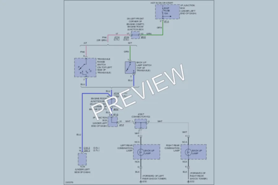 2008 Kia Sportage Exterior Lights wiring diagram preview