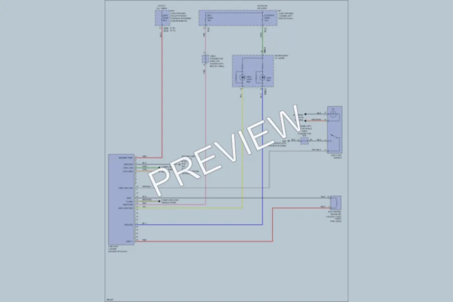 2008 Kia Sportage Transmission wiring diagram preview