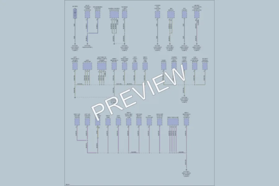 2008 LandRover LR2 Ground Distribution wiring diagram preview