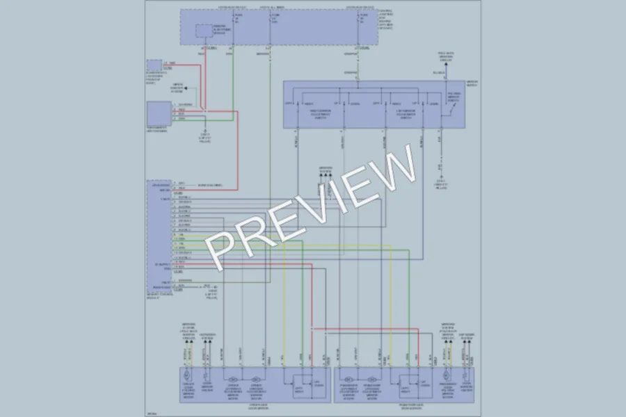 2008 LandRover LR3 Memory Systems wiring diagram preview