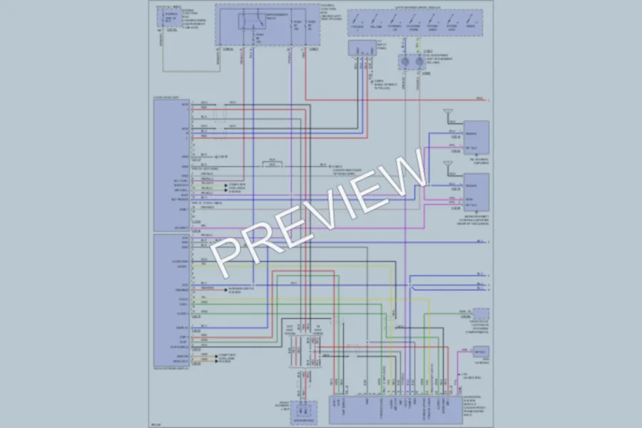 2008 LandRover LR3 Radio wiring diagram preview