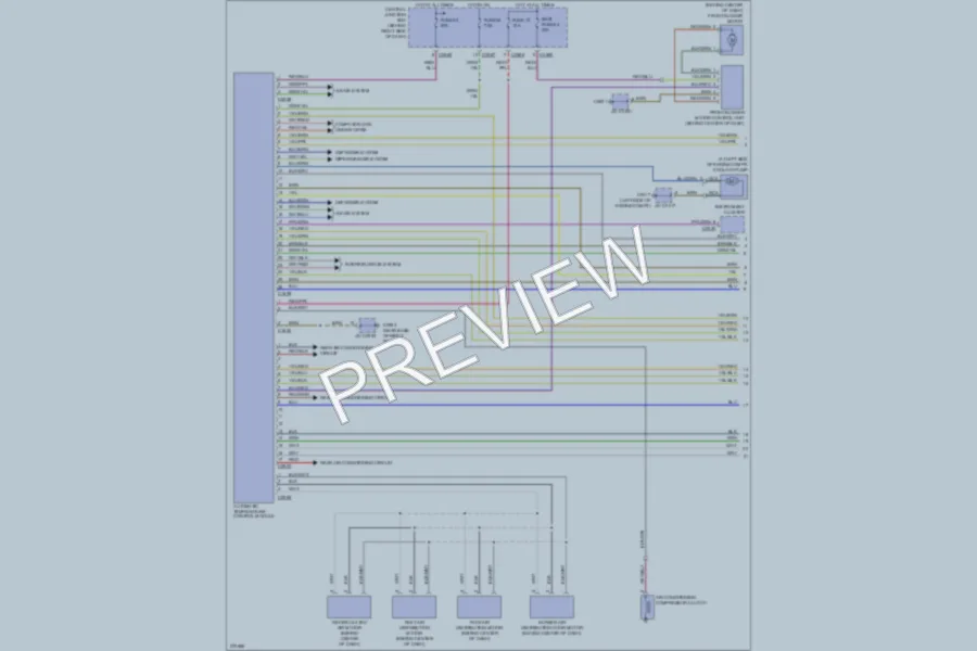 2008 LandRover RangeRover Air Conditioning wiring diagram preview