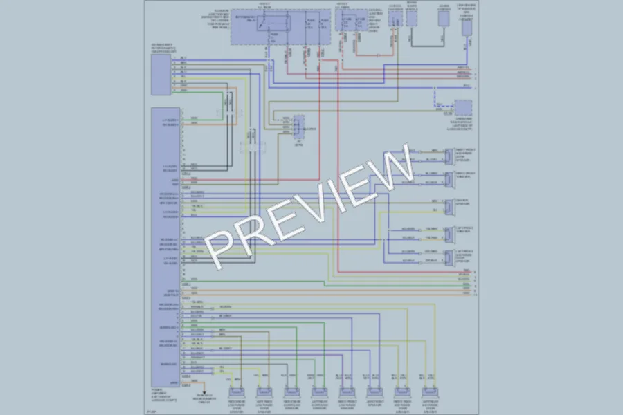 2008 LandRover RangeRover Radio wiring diagram preview