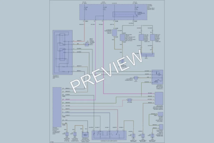 2008 LandRover RangeRover Wiper Washer wiring diagram preview