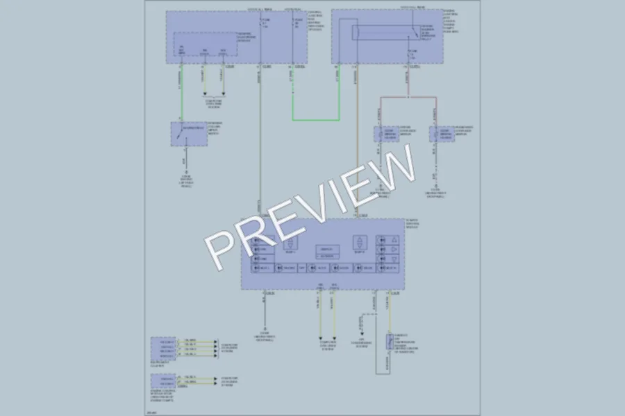 2008 LandRover RangeRoverSport Defoggers wiring diagram preview