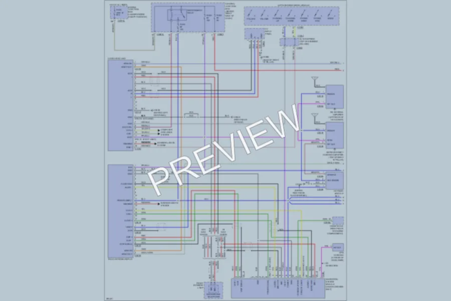 2008 LandRover RangeRoverSport Navigation wiring diagram preview