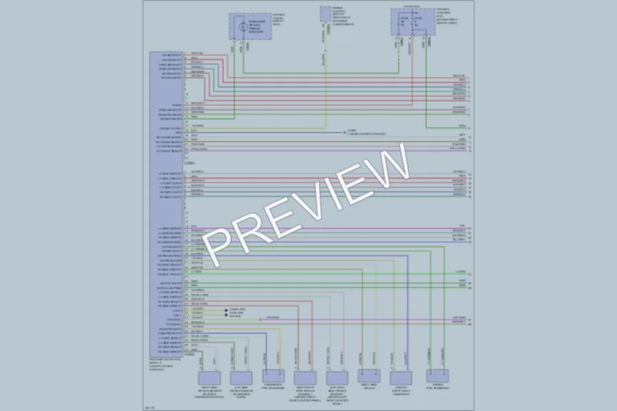 2008 LandRover RangeRoverSport Supplemental Restraints wiring diagram preview