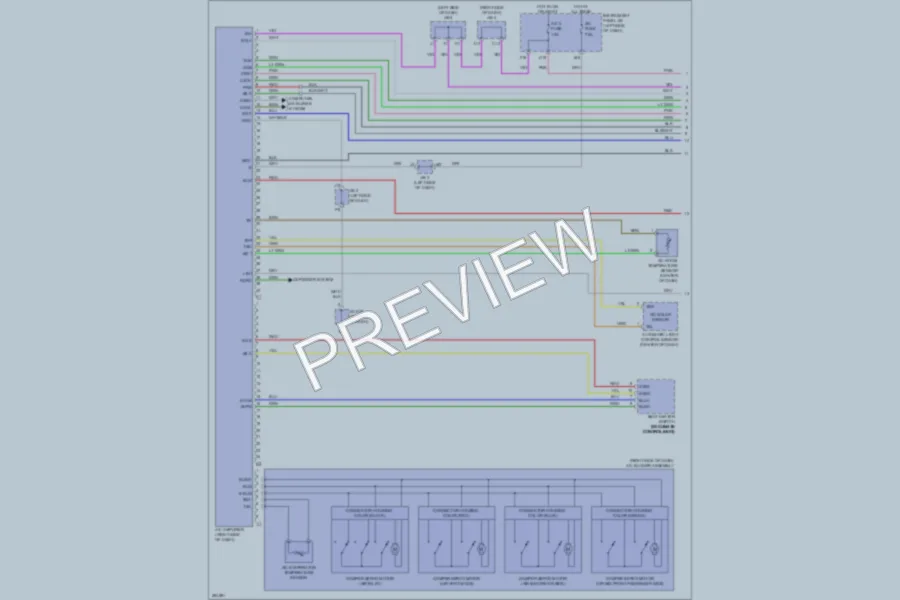2008 Lexus ES350 Air Conditioning wiring diagram preview