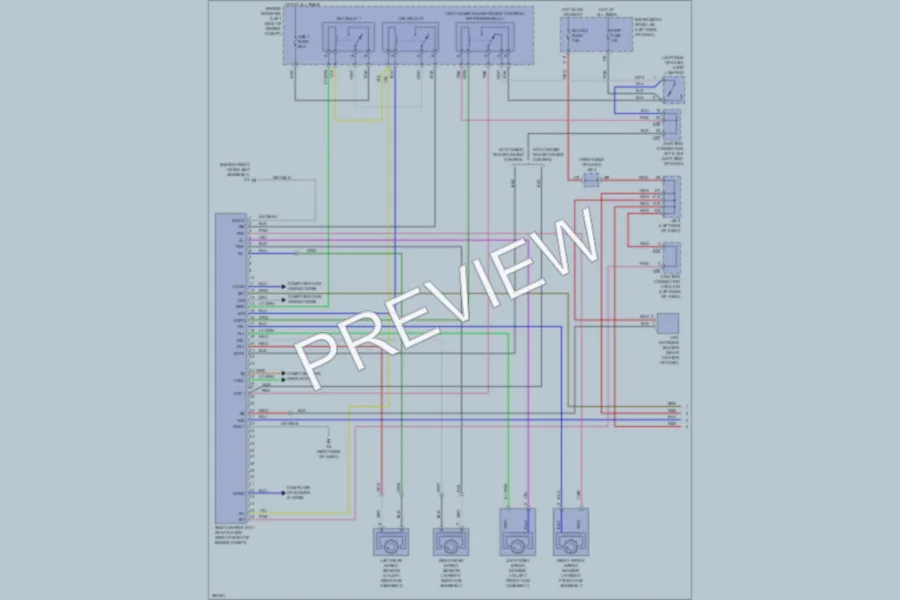 2008 Lexus ES350 Anti Lock Brakes wiring diagram preview