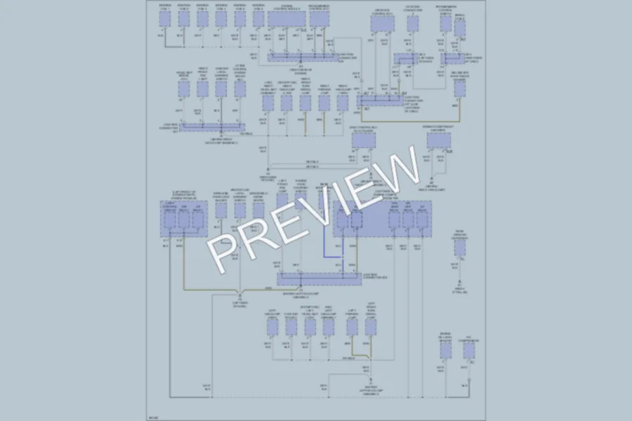 2008 Lexus ES350 Ground Distribution wiring diagram preview
