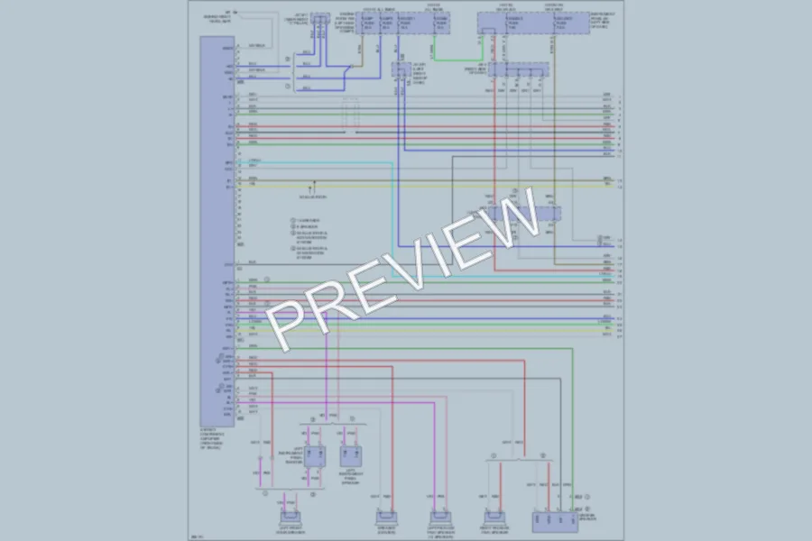 2008 Lexus ES350 Radio wiring diagram preview