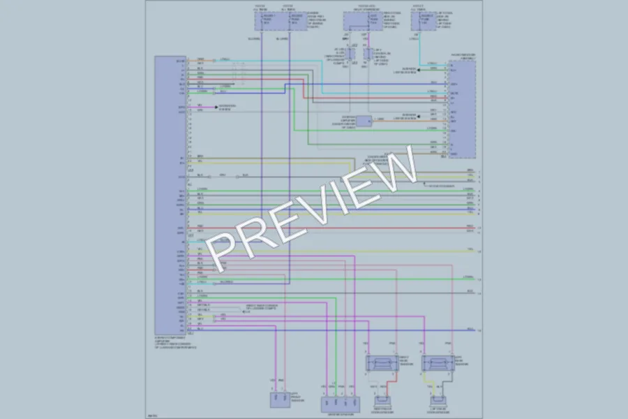 2008 Lexus GS350 Radio wiring diagram preview