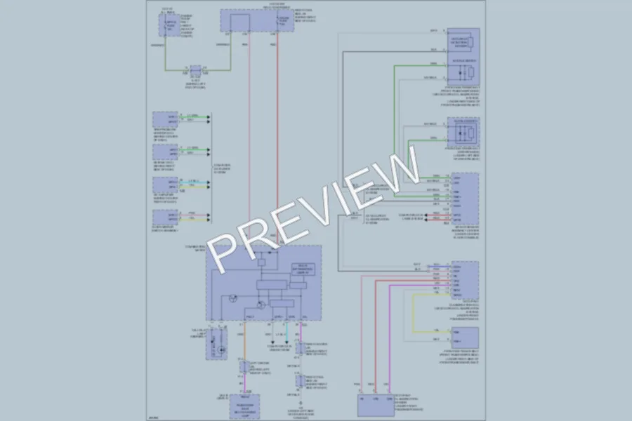 2008 Lexus GS350 Warning Systems wiring diagram preview