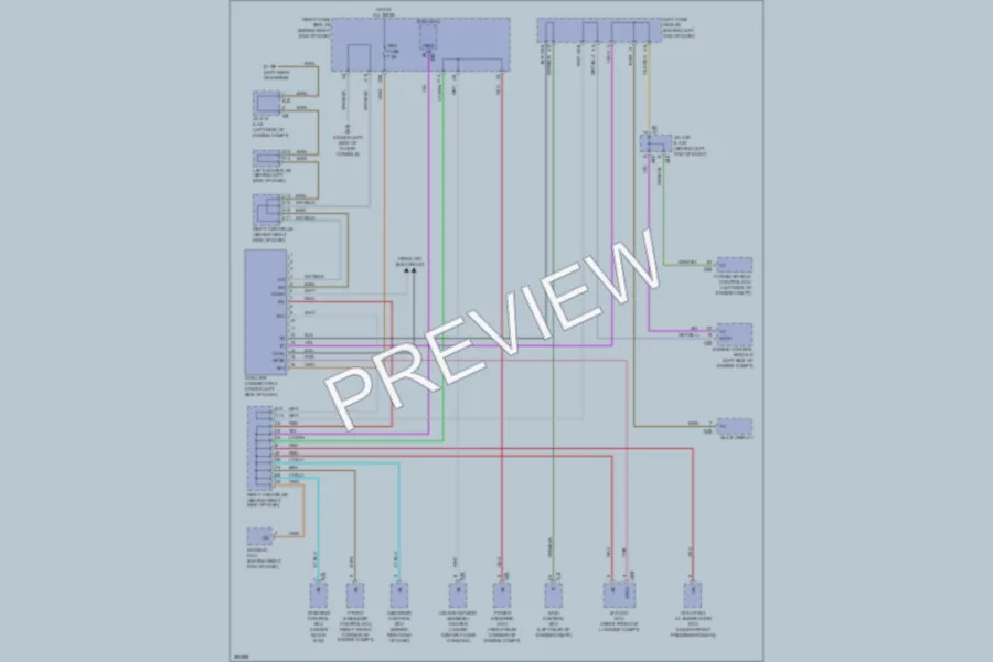 2008 Lexus GS450h Computer Data Lines wiring diagram preview