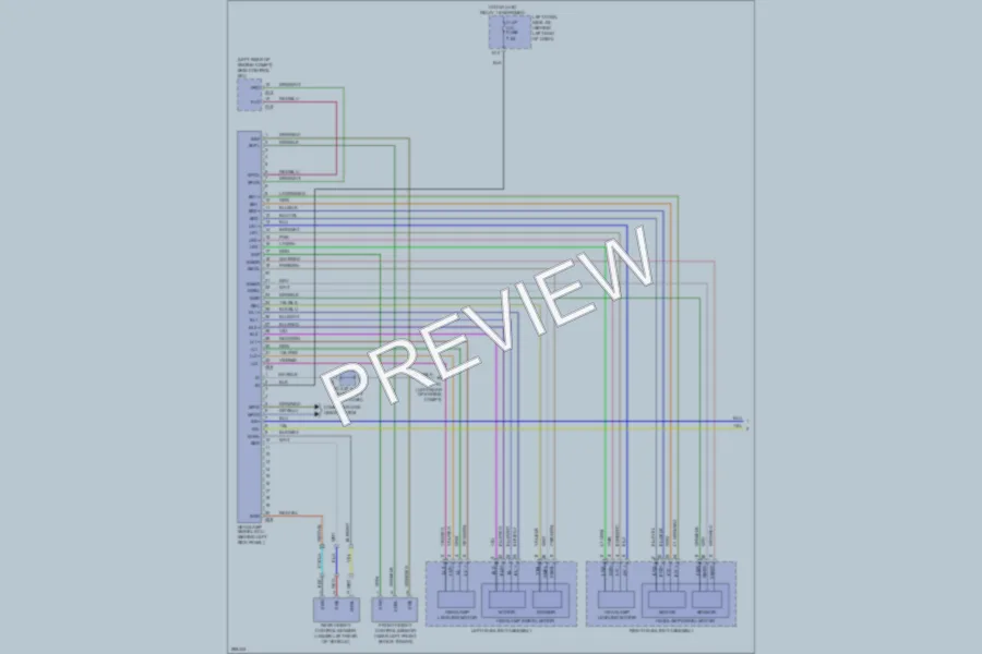 2008 Lexus GS450h Headlights wiring diagram preview