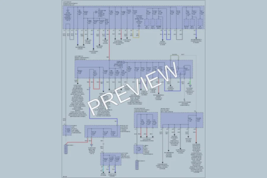 2008 Lexus GS450h Power Distribution wiring diagram preview