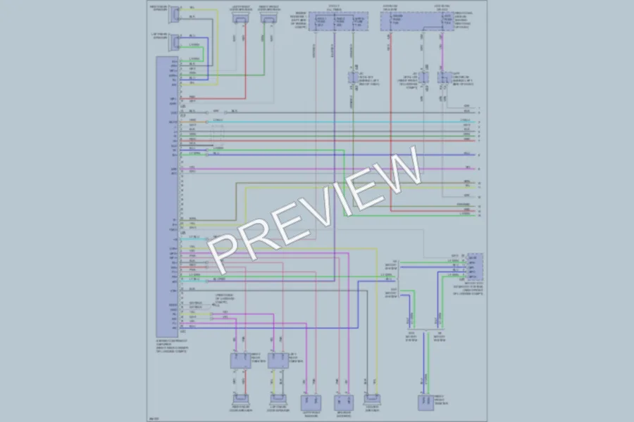 2008 Lexus GS450h Radio wiring diagram preview