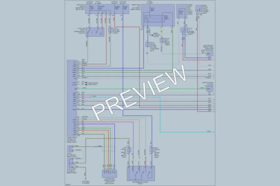 2008 Lexus GS450h Transmission wiring diagram preview