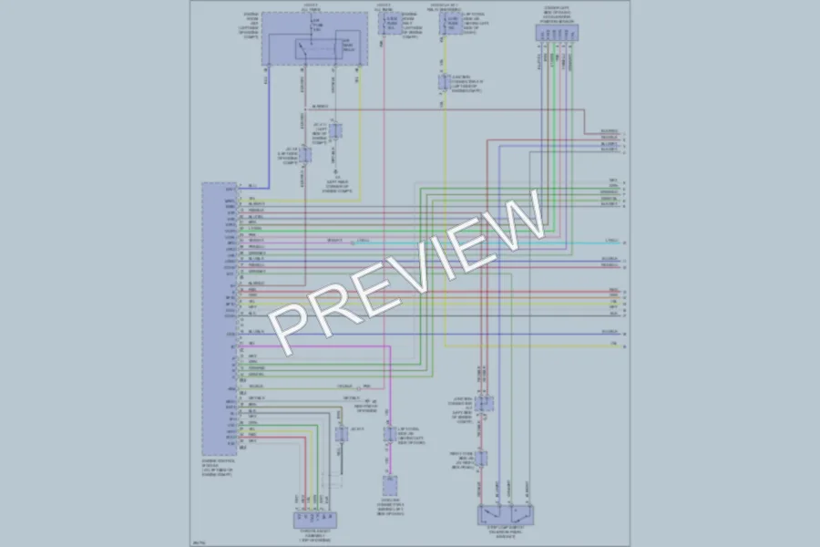 2008 Lexus GS460 Cruise Control wiring diagram preview