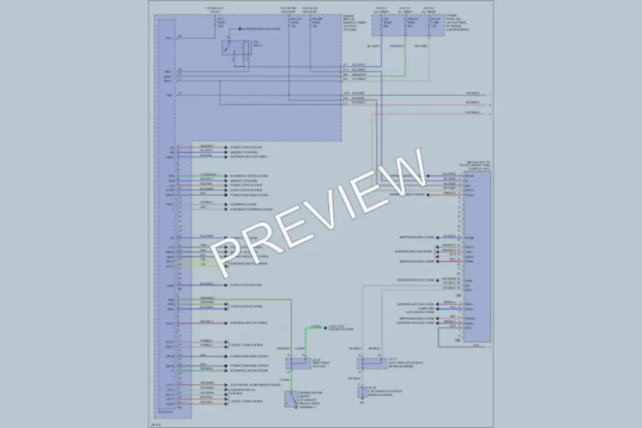 2008 Lexus GX470 Body Control Modules wiring diagram preview