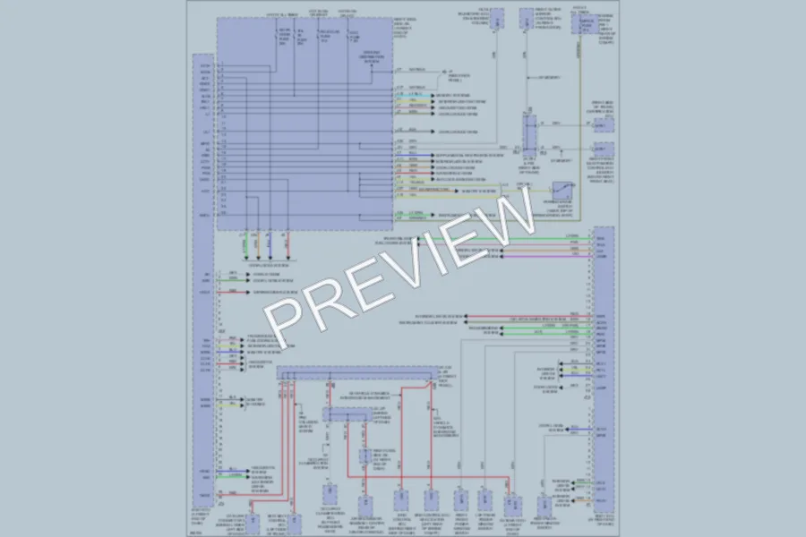 2008 Lexus IS250 Body Control Modules wiring diagram preview