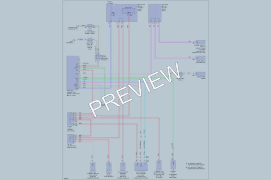 2008 Lexus IS250 Computer Data Lines wiring diagram preview