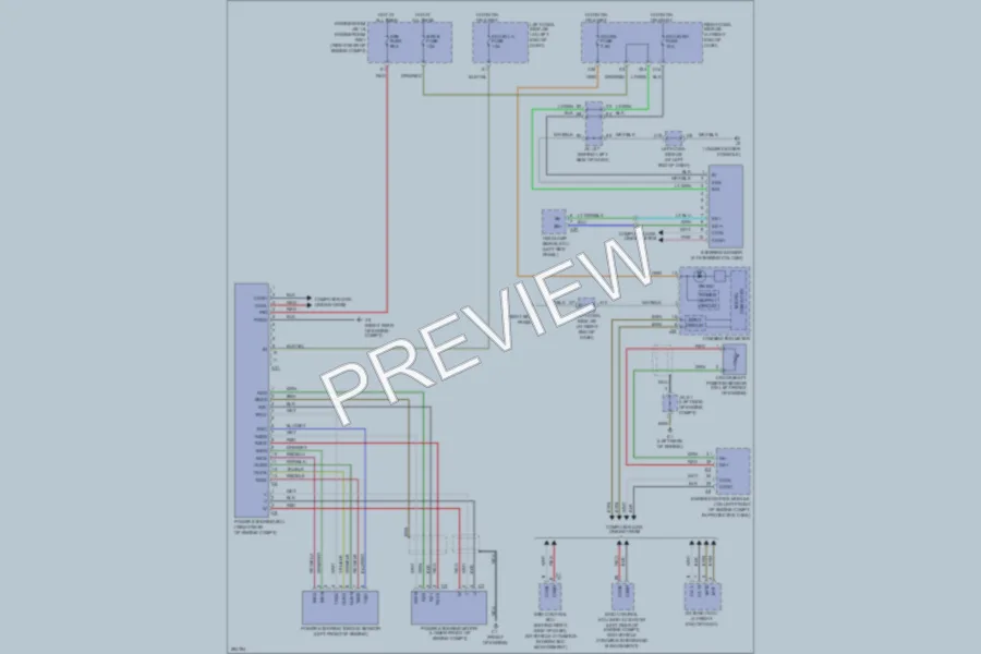 2008 Lexus IS250 Electronic Power Steering wiring diagram preview