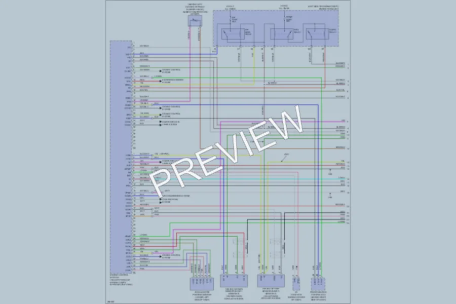 2008 Lexus IS250 Engine Performance wiring diagram preview