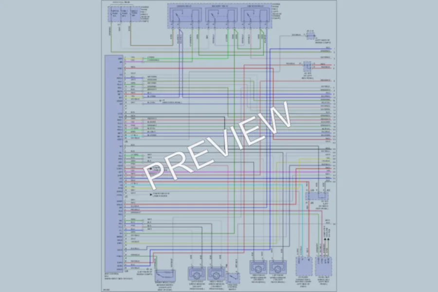 2008 Lexus IS350 Anti Lock Brakes wiring diagram preview