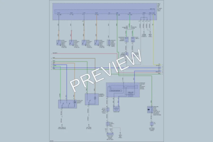 2008 Lexus IS350 Anti Theft wiring diagram preview