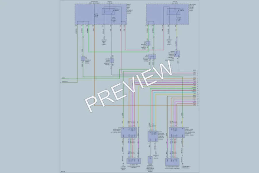 2008 Lexus ISF Anti Theft wiring diagram preview