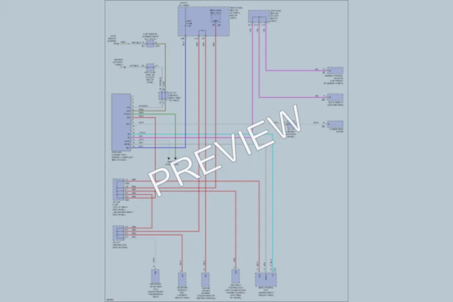 2008 Lexus ISF Computer Data Lines wiring diagram preview