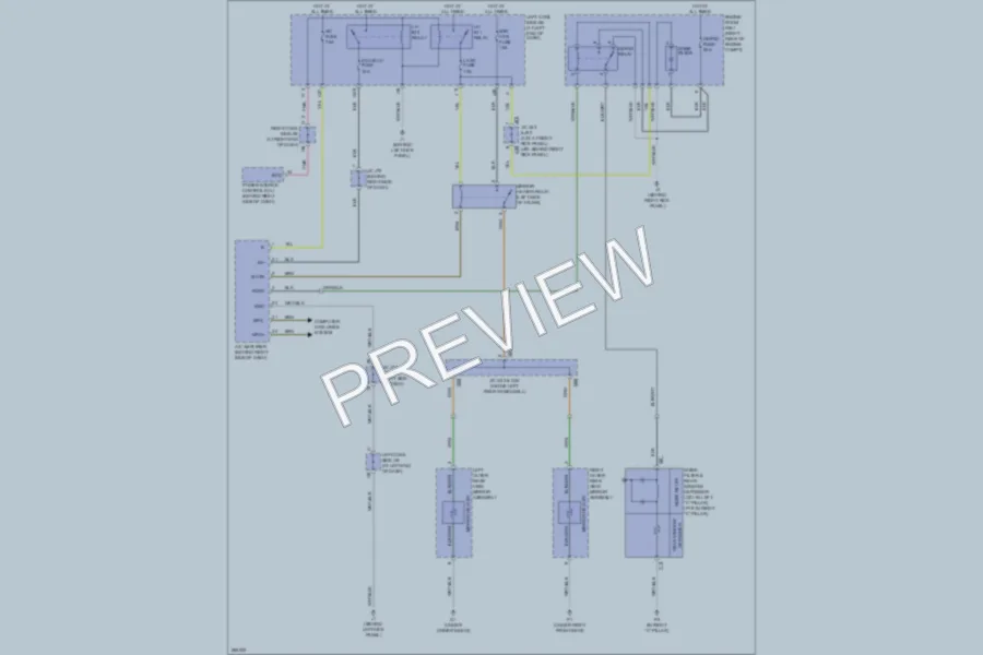 2008 Lexus ISF Defoggers wiring diagram preview