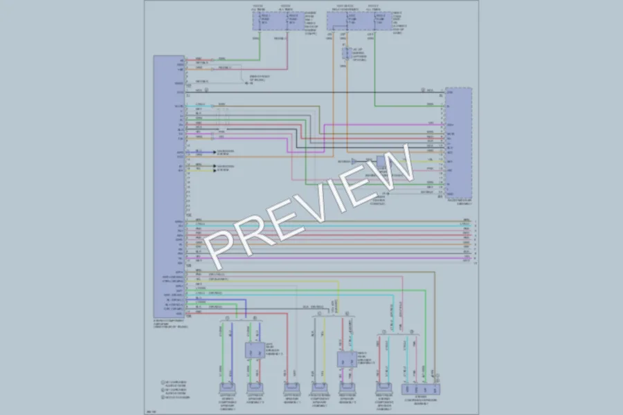 2008 Lexus ISF Radio wiring diagram preview