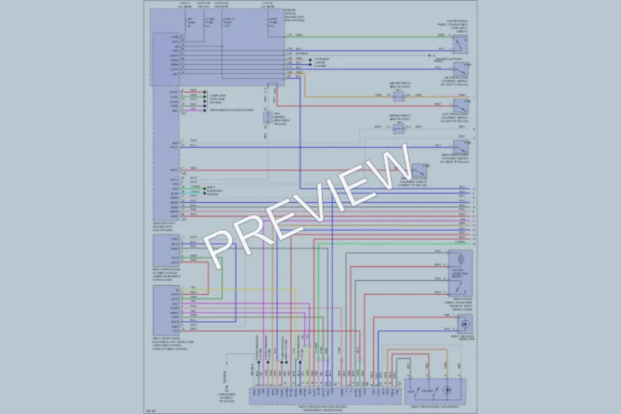 2008 Lexus LS460 Anti Theft wiring diagram preview